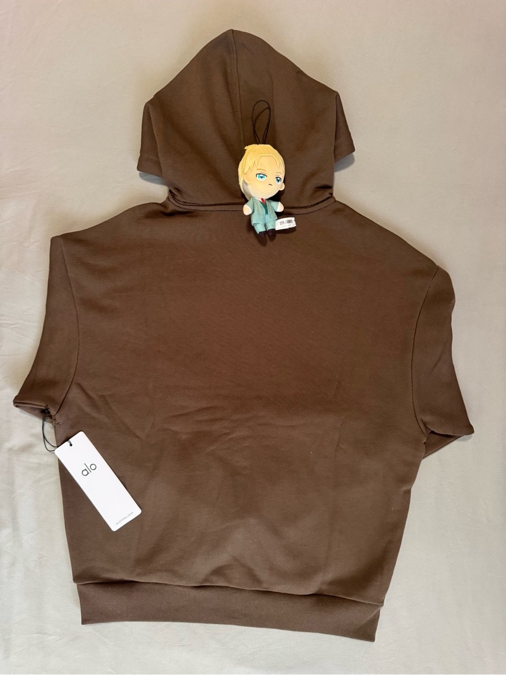 ALO Yoga women's Brown  Hoodie Sweatshirt - Picture 4 of 4